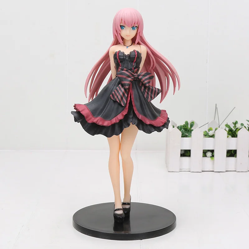 luka no box Хацунэ Мику аркадная фигурка будущего тон Мику Вокалоид Мику Innocent Amour Ver. PVC Фигурки Игрушка 22 см - Цвет: luka no box