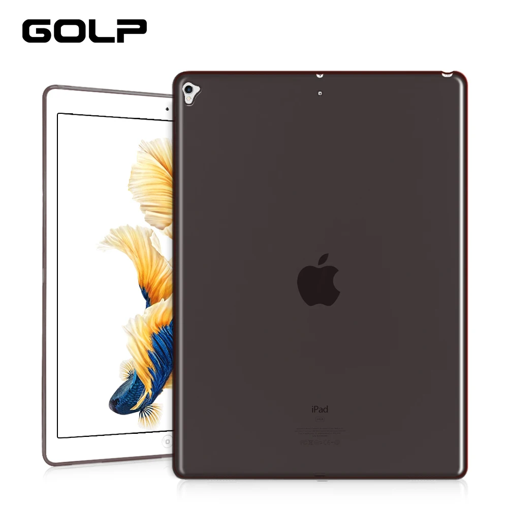 Чехол GOLP для ipad pro 12 9 2017 мягкий чехол из ТПУ дюймов прозрачная защитная задняя