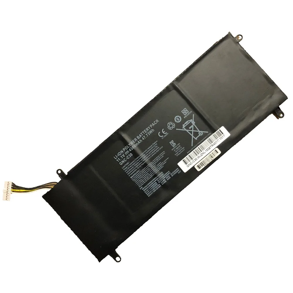 11 1 V 4300 мА/ч 47.73Wh новый оригинальный ноутбук Батарея GNC-C30 для GIGABYTE U2442 U24F P34G V2 |
