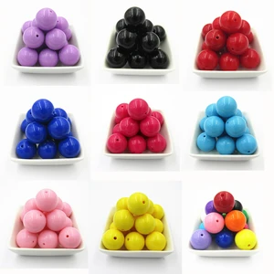 Оптовая продажа 6 мм8 мм10 мм12 мм14 мм16 мм18 мм20 мм акриловые твердые крупные бусиныжвачка Твердые круглые бусиныDIYбусины ручной работы