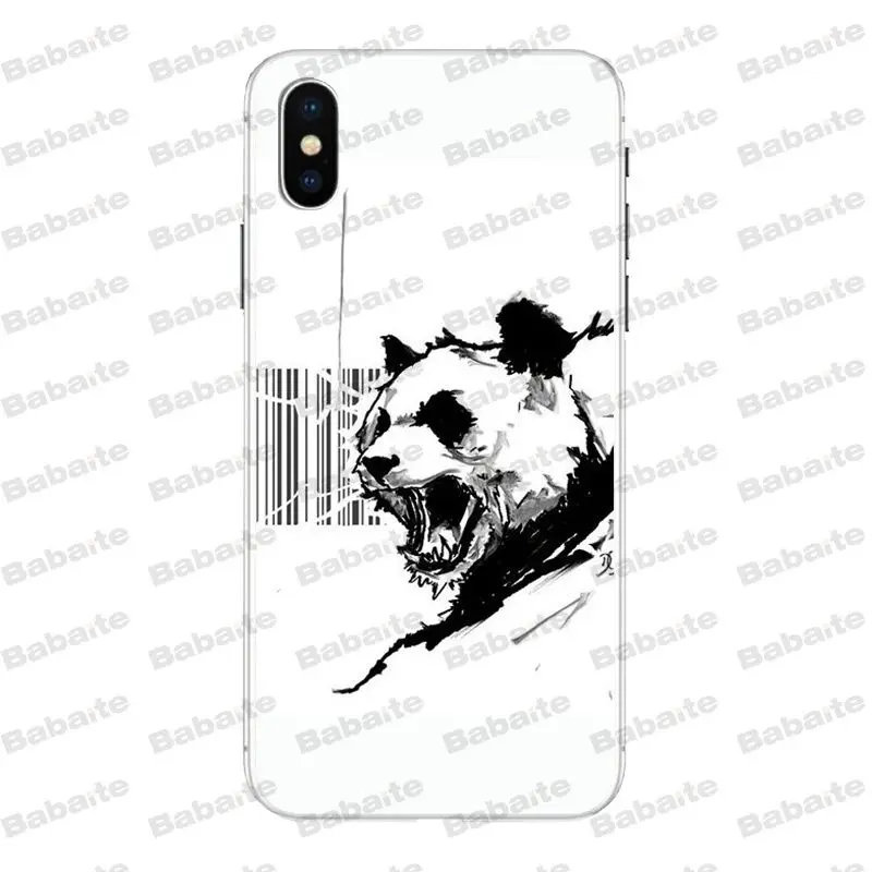 Babaite крутая панда новинка чехлы для телефона чехол iPhone X XS XR XSMax 6 6S 7 7plus 8 8Plus Xs 5 5s 5c