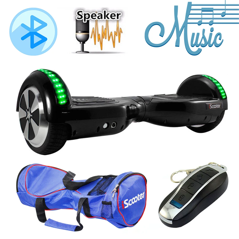 Ховерборд 6 5 дюймов Bluetooth динамик Электрический гироскутер наборник гироскоп два