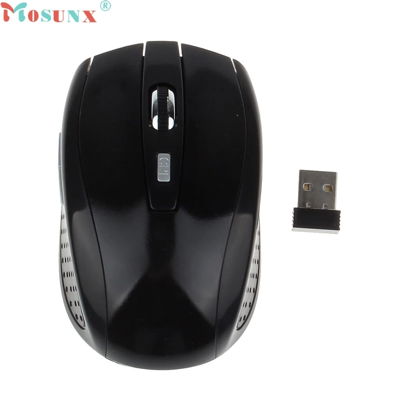 Mosunx Simplestone портативная 2,4G Беспроводная оптическая мышь для компьютера ПК ноутбука геймера 0106