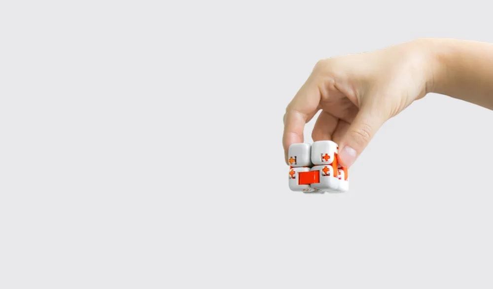 Оригинальные XiaoMi Mitu пальчиковые кубики Mi строительные блоки палец Спиннер подарок для детей Безопасность Портативный строитель умные мини-игрушки