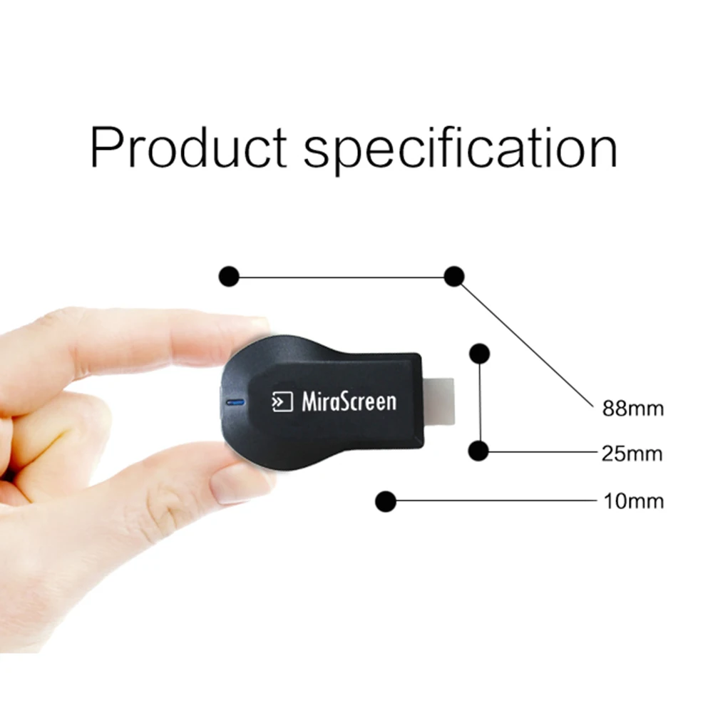 ТВ палка DLNA Miracast airplay Mirroring dongle для iphone ipad android смартфон беспроводной Wi Fi