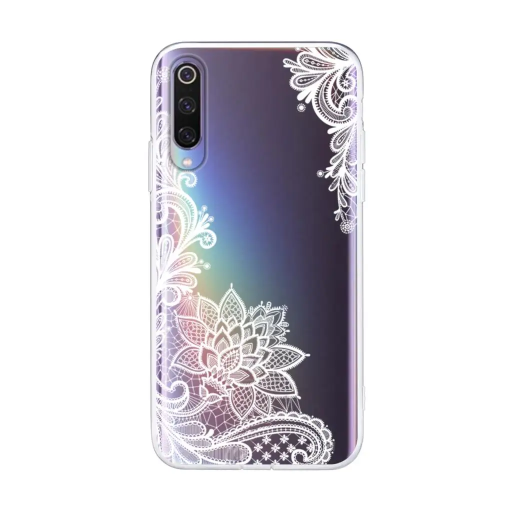 Силиконовый чехол для Xiaomi Mi 9 9se мягкий из ТПУ задней панели телефона бампер