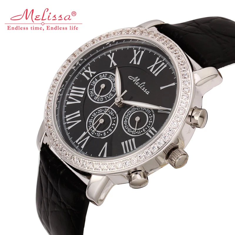 Fashion Women Bracelet Watches Luxury Women Watch MIYOTA Quartz MELISSA Waterproof Wrist Watches Relogio Feminino Leather F12141