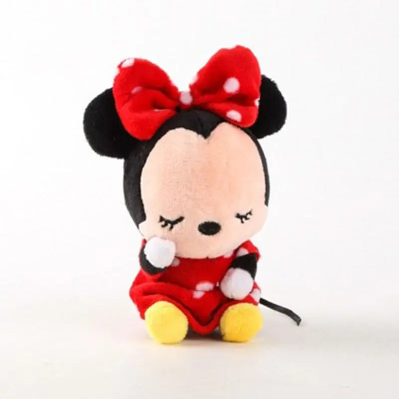 Disney 12 см Микки Минни Маус плюшевые игрушки кукла Винни Медведь белка сумка