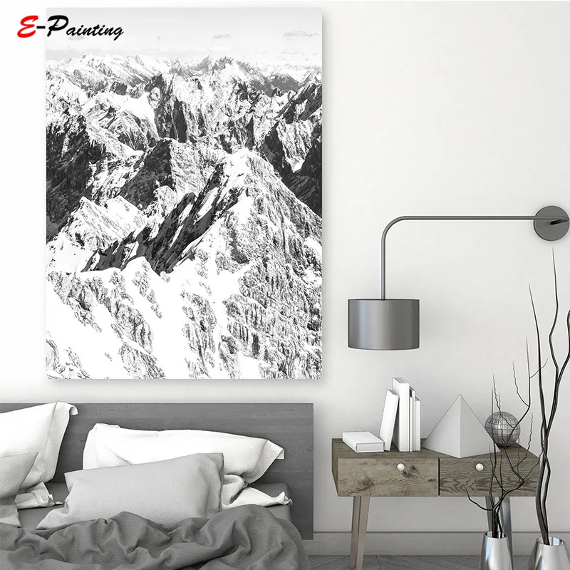 Dock Art Sea Print Black and White Photography Greece Ocean Poster Wall Decor Canvas Painting Picture | Дом и сад