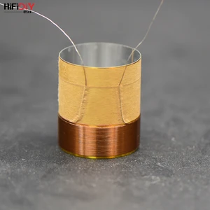 HIFIDIY LIVE 3 дюйма  18 дюймов 25,5 мм  75,5 мм бас динамик звуковой катушки ремонт аксессуары белый алюминий звук выход воздуха DIY запчасти