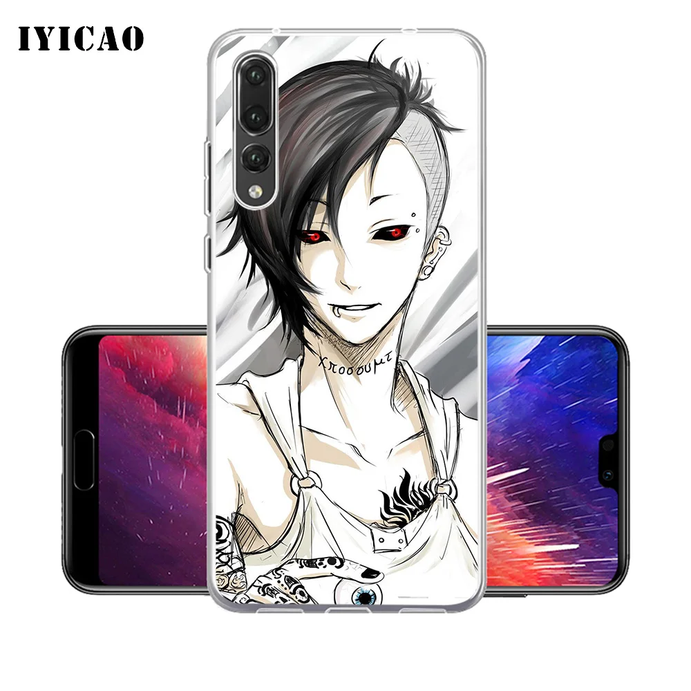 IYICAO Uta Tokyo Ghoul мультяшный Мягкий силиконовый чехол для телефона Huawei P30 P20 Pro P10 P9 P8 Lite