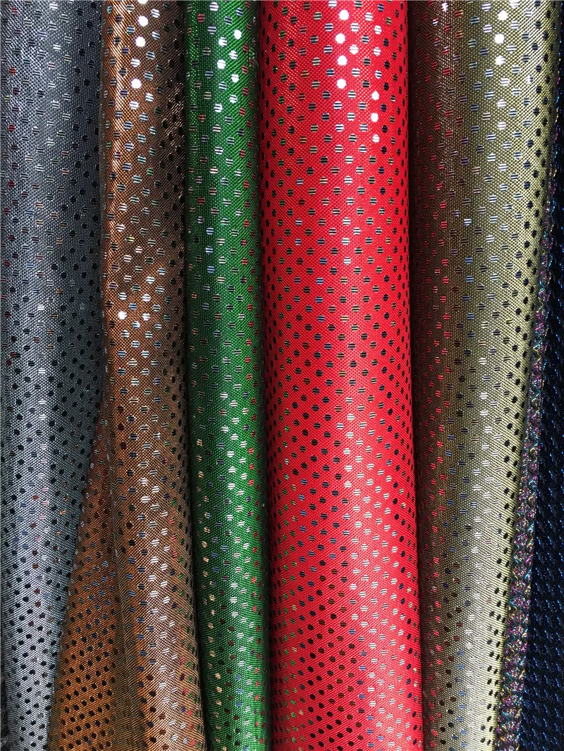 Вышитый тюль французское Сетчатое кружево с блестящим дизайном в горошек для