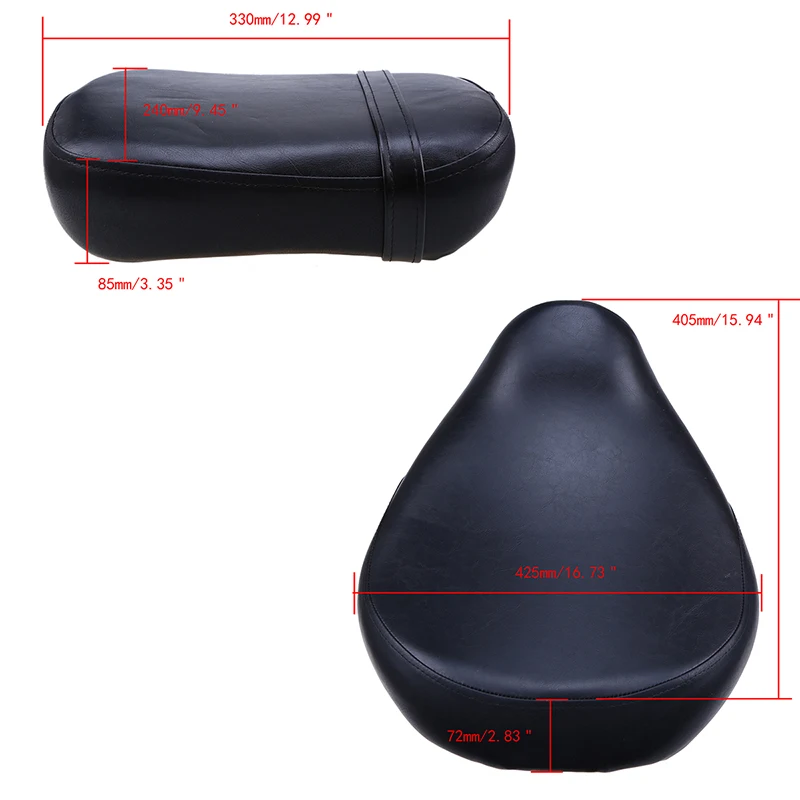 Мотоциклетные сиденья из искусственной кожи защита для переднего/заднего чехол