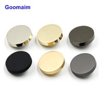 100pcs high grade fashion ladies grament golden metal buttons eco friendly overcoat sewing buttons for suit pants 10 25mm