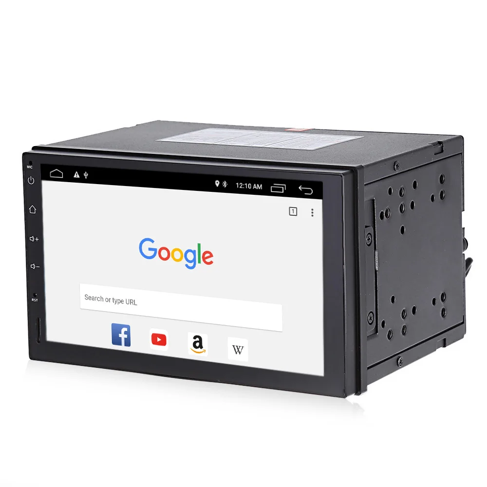 2din Android 7 1 автомобильный стерео радио GPS мультимедийный плеер DVD BT wifi
