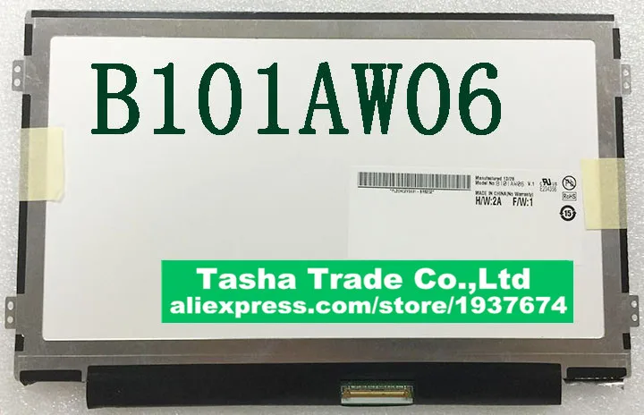 B101AW06 V.1 ЖК дисплей светодиодный экран для ноутбука AU Optronics V1|au optronics|b101aw06 v.1laptop screen |