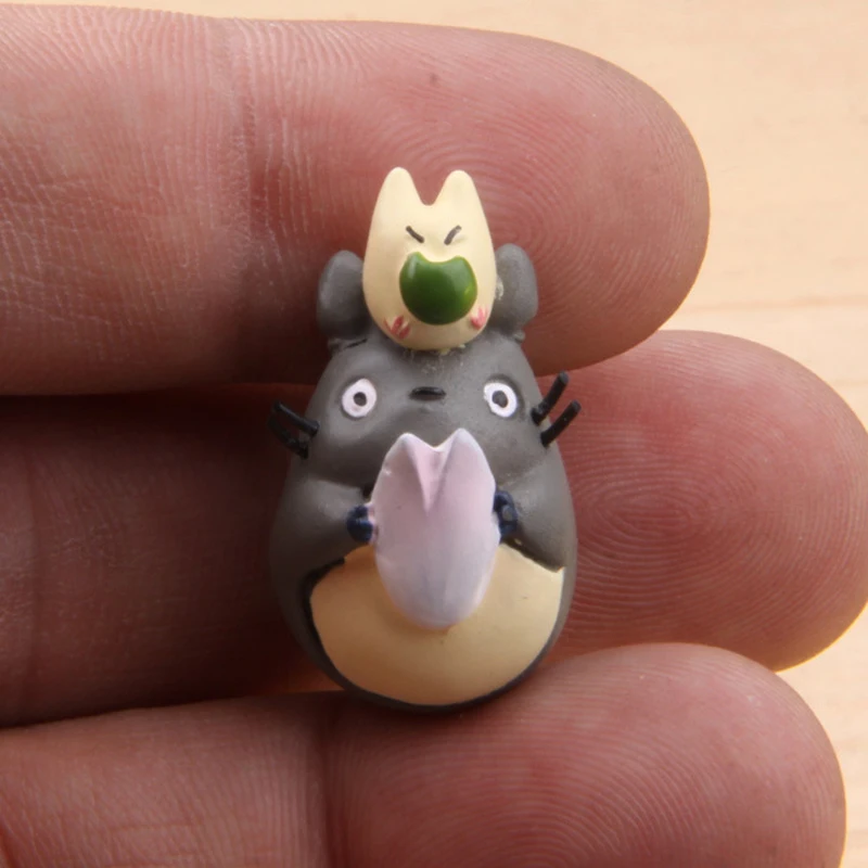 DIY Kawaii Тоторо игрушечные мини-фигурки Хаяо Миядзаки мой сосед ПВХ фигурку