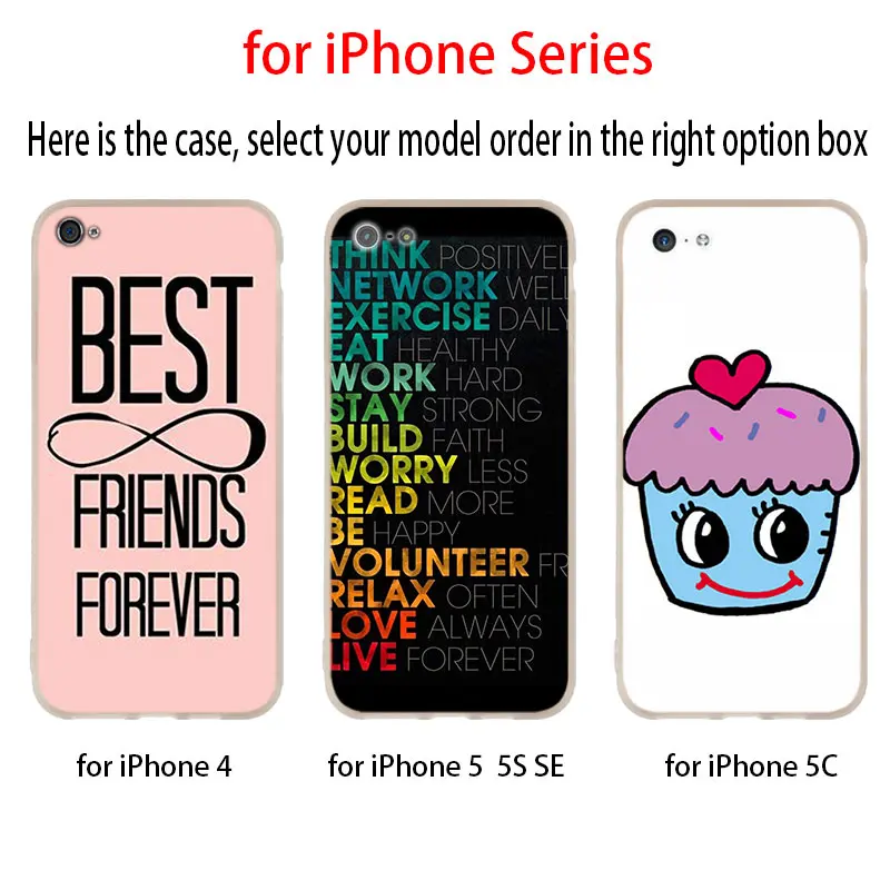Силиконовый мягкий чехол для телефона Best Friends Girl iPhone 13 12 11 Pro X XS Max XR 8 7 6 Plus SE 2020 |