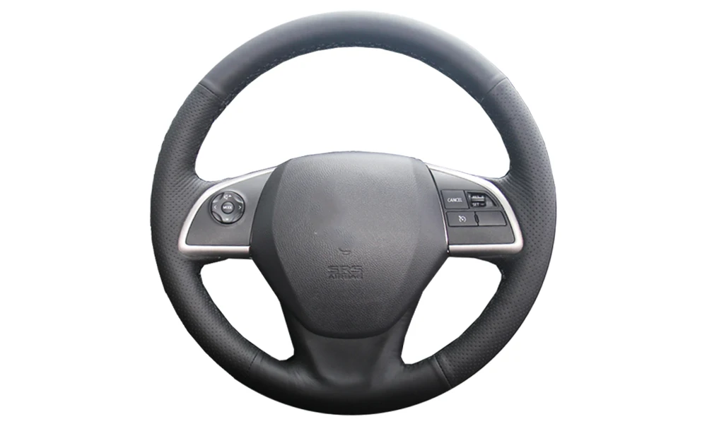 Оплетка рулевого колеса автомобиля из искусственной кожи для Mitsubishi Outlander 2013 Mirage ASX L200/чехол для руля на заказ
