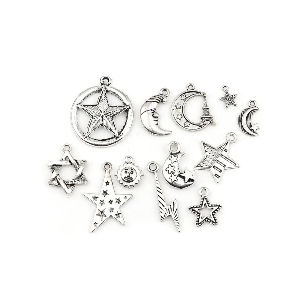 DoreenBeads модные подвески из цинкового сплава в форме галактики смешанные