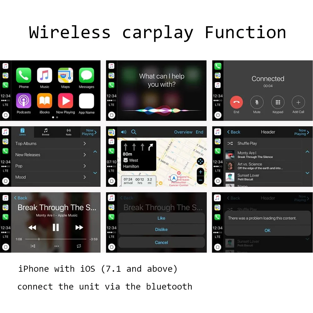 Смарт USB Link Apple беспроводной ключ CarPlay для Android автомобиля радио мультимедиа плеер