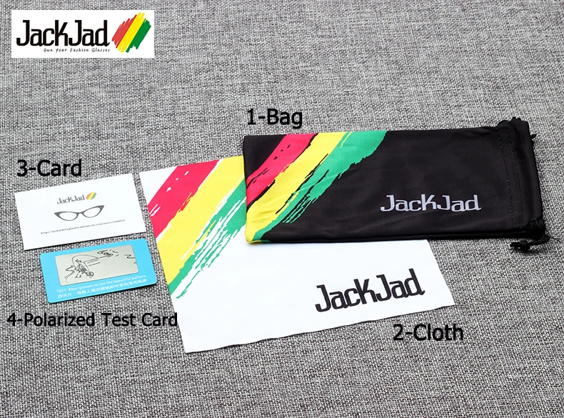 Солнцезащитные очки JackJad 060 модные круглые поляризационные солнцезащитные с