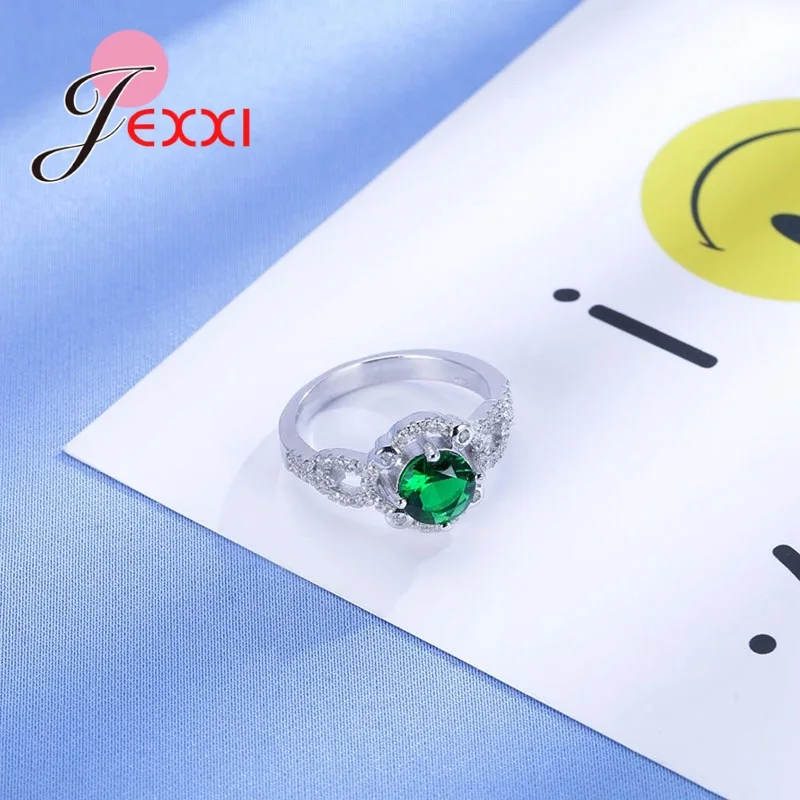 925 Sterling Silver Ring with Micro Paved AAA CZ High Polished for Women Wedding Party Accessory | Украшения и аксессуары