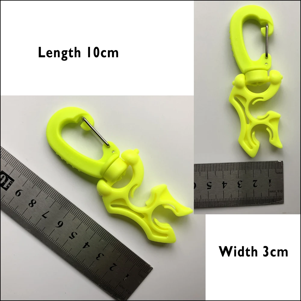 SCUBA diving equipment hose holder BCD Double Hose hook with swivel For Dive tank regulator pressure tube | Спорт и развлечения