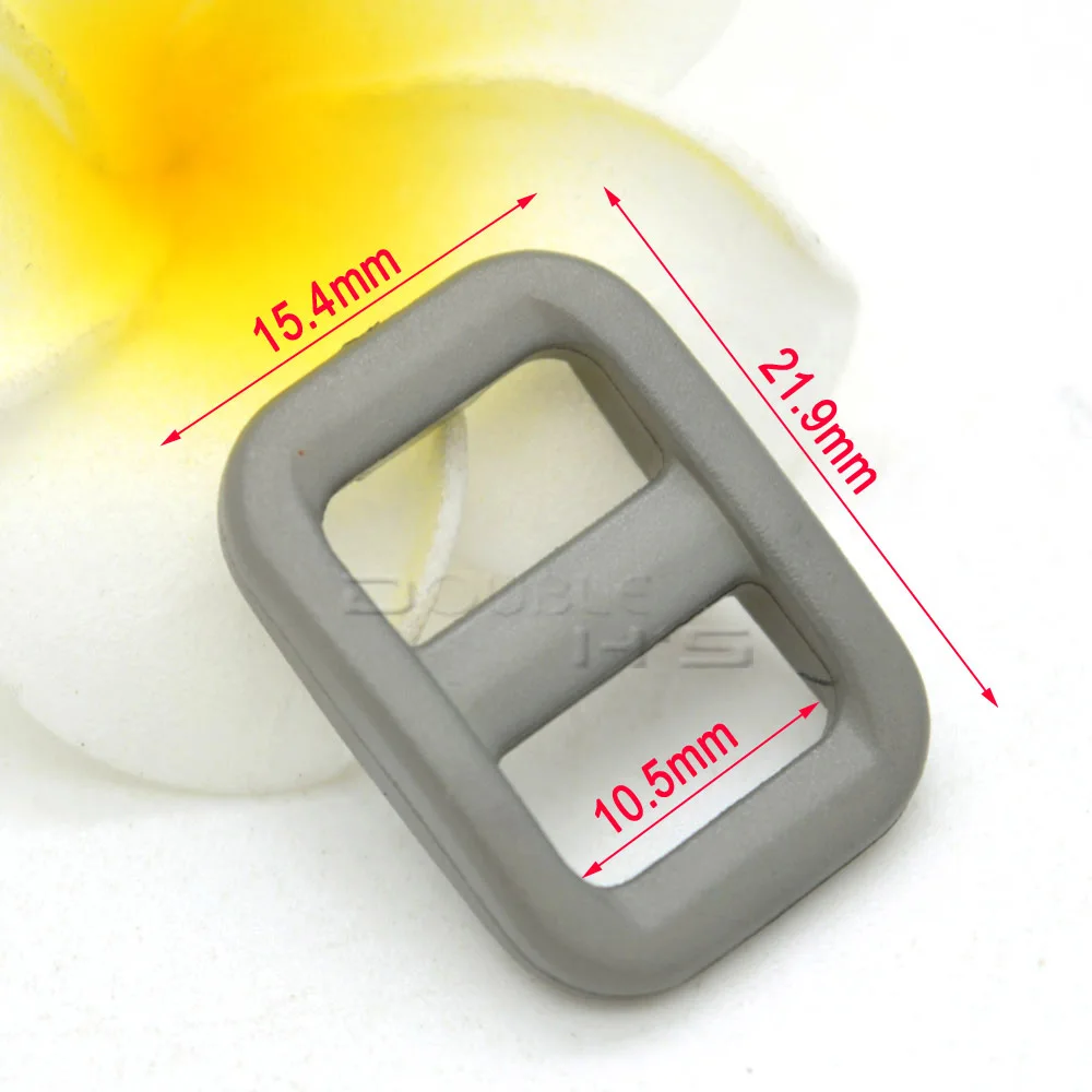 50pcs/lot 3/8&quot Plastic Slider Tri Glide Adjust Buckles For Dog Collar Harness Backpack Straps Webbing 10.5mm | Дом и сад