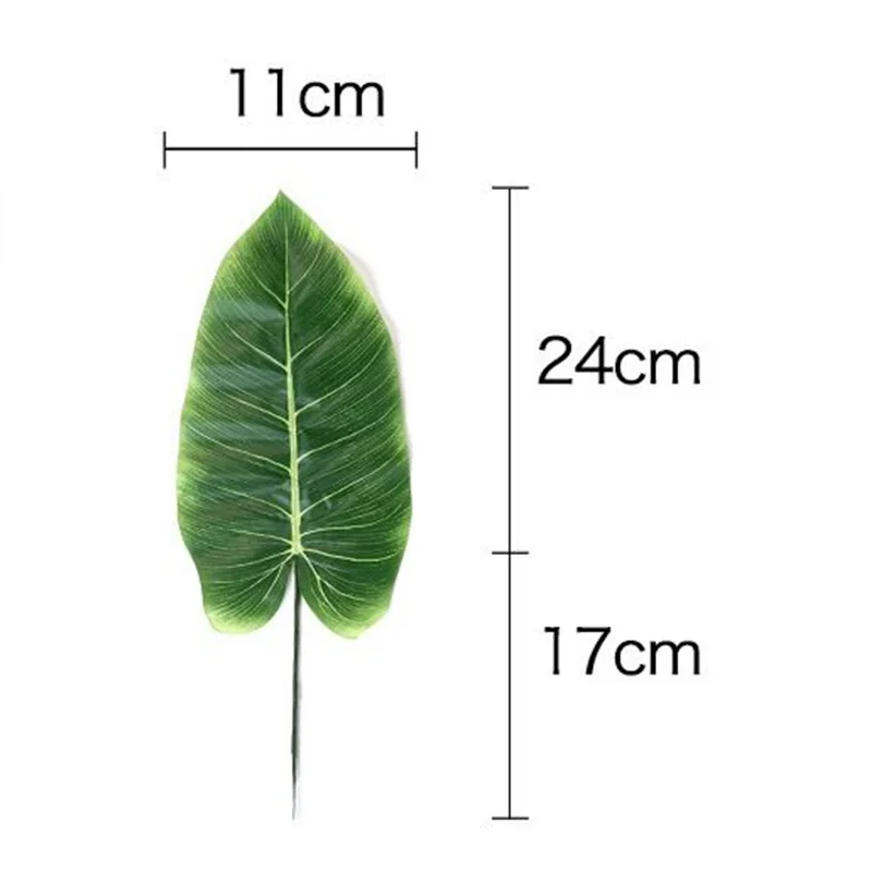 Искусственные листья Канны домашний магазин зеленое растение украшение сделай