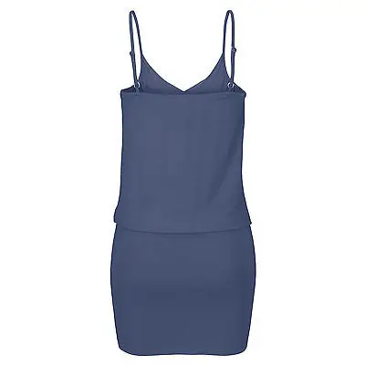 Женское облегающее платье без рукавов летнее Клубное с глубоким v образным