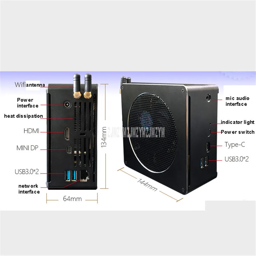 S200 8750H 128 Гб SSD 4G память i7 CPU система Win10 UHD630 Видеокарта мини настольный ПК хост