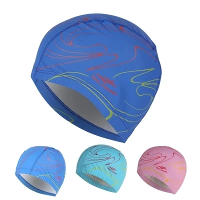 

New Competetive Swimming Cap Swim Pool Men Beach Cap Ears Hair PU Bathing Hat For Boys Girls Long Hair Lady Swim Cap For Women