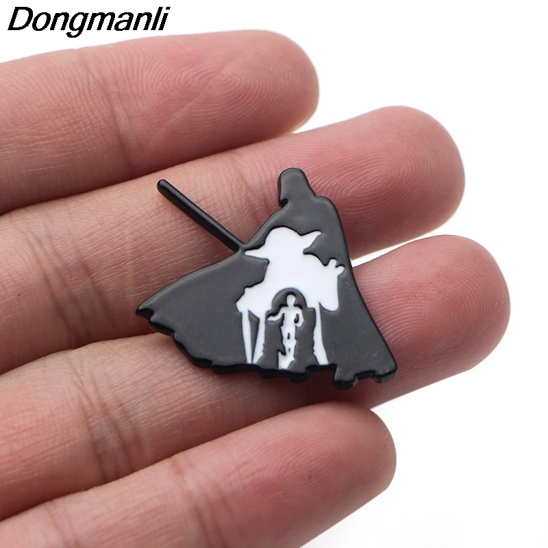 P3414 Dongmanli крутые металлические эмалированные булавки и броши для женщин мужчин