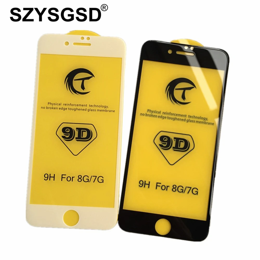 SZYSGSD 5D Стекло для iPhone X XS закаленное Стекло пленка 9D с округленными изогнутыми краями покрытие защита от пыли для iPhone 11Pro 8 плюс Экран протектор
