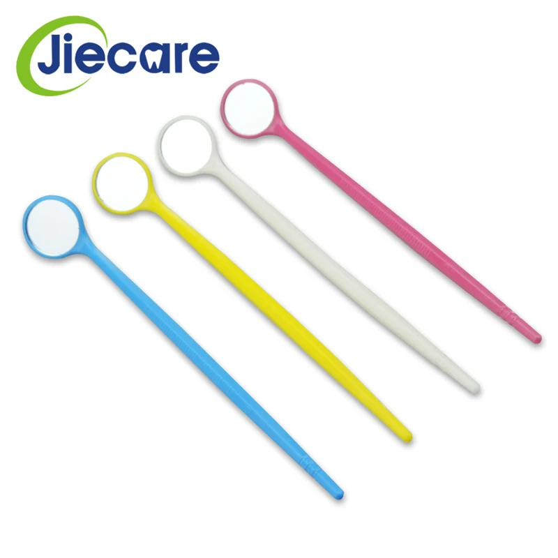 

10 Pcs/Bag Dental Tooth Whitening Instrument Disposable Mouth Exam Reflector Mirror Plastic Anti-fog Lens Oral Hygiene Care Tool