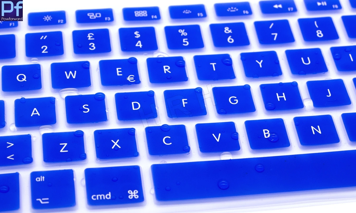 100 шт. силиконовый итальянский чехол для клавиатуры с буквенным принтом Macbook Air Pro