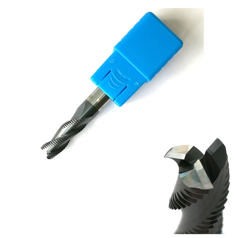 

6mmx15mm HRC60 Roughing End Mills 3 flutes Milling cutters CNC rough EndMill Tools Carbide router bits milling bits