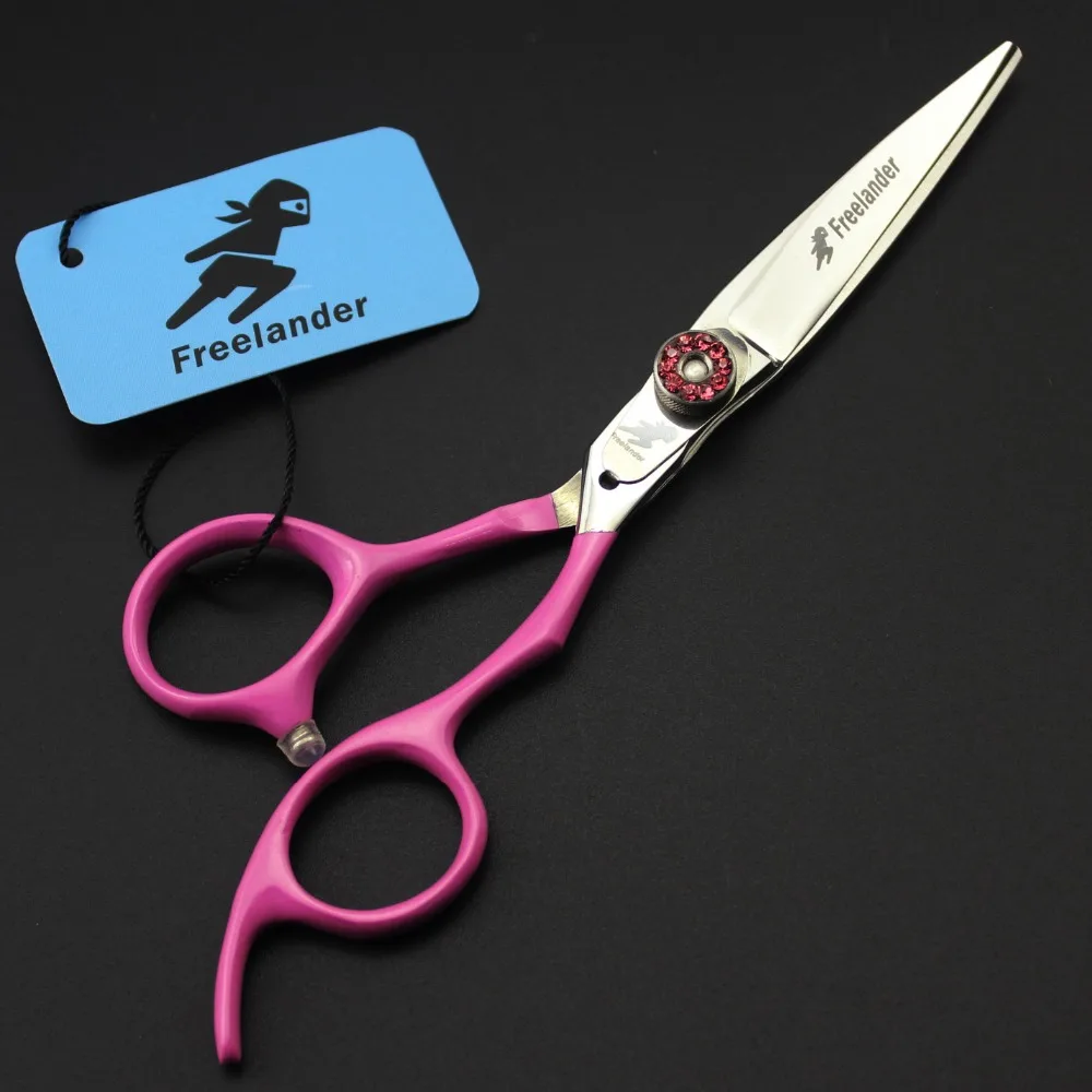 

5.5 inch paint color handle flat shear hairdressing scissors 2 colors optional salon scissors hair care tools