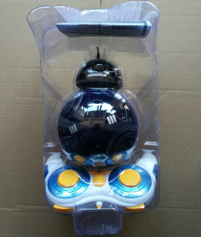 Звездные войны 15 см RC BB-8 робот Звездные войны 2,4G пульт дистанционного управления BB8 робот Интеллектуальный маленький шар экшн-фигурка игрушки Рождественский подарок - Цвет: Черный