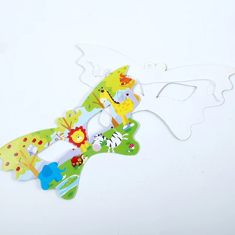 10 шт./лот забавные животные тема вечерние маска для глаз лица малышей подарок на