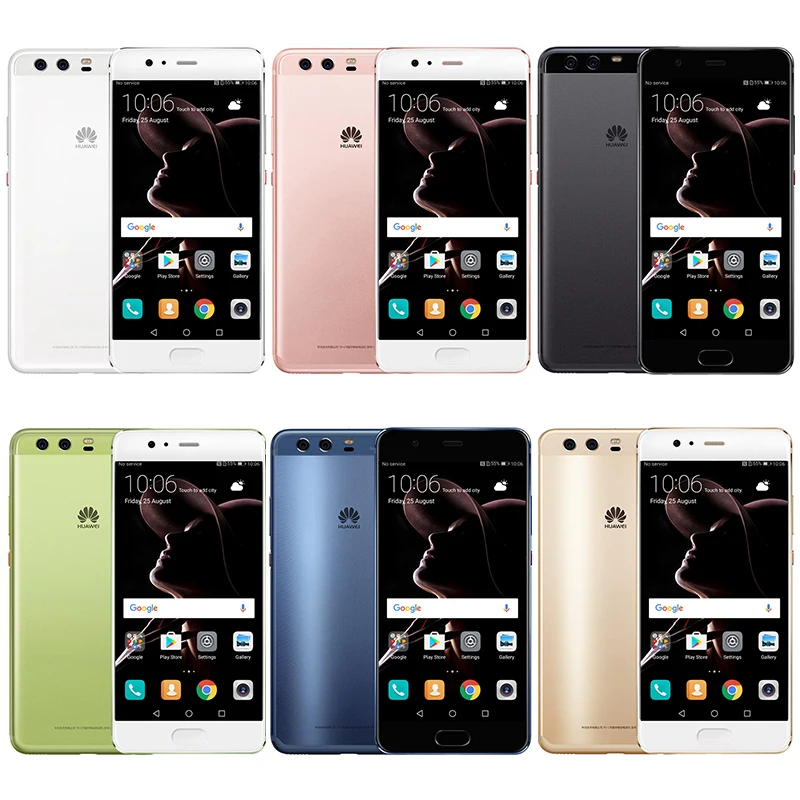 Глобальная прошивка 5 1 дюймов huawei P10 двойная задняя камера мобильный телефон Kirin