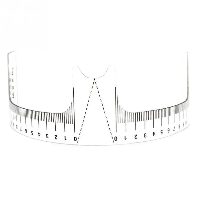 2018 New Eyebrow Grooming Stencil Shaper Ruler Measure Tool Makeup Reusable Measures Wholesale | Красота и здоровье
