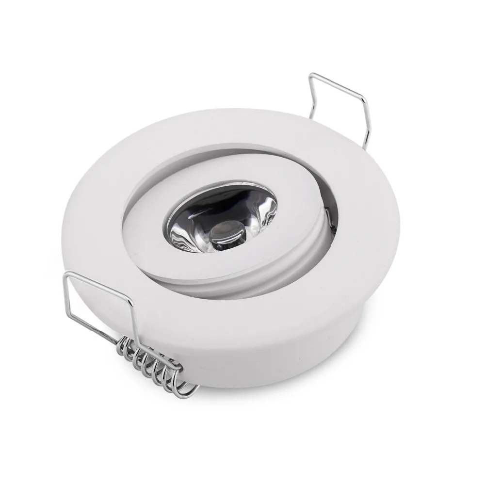 

100PCS DHL Free Shipping Recessed Ceiling White Mini Inbouw Led Spots 3W For Home Wall Background Doecration