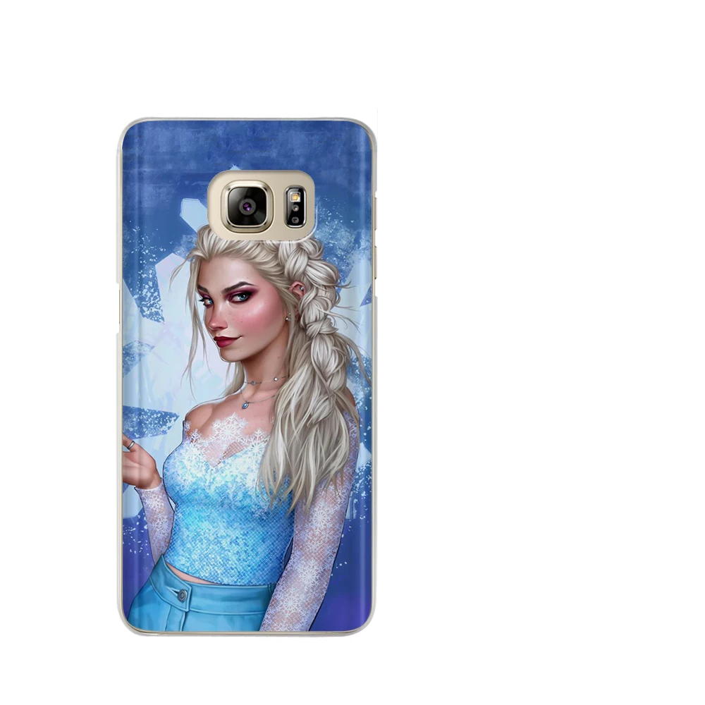 For Samsung Galaxy s8 Case S9 Plus S6 S7 Edge S10 Note 8 9 Silicone Luxury Modern Princess Ariel Belle Tinker Bell Coque Etui |