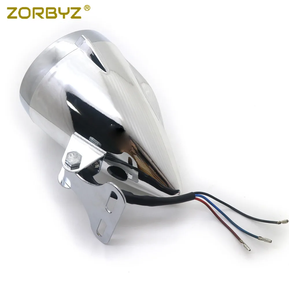 ZORBYZ ретро мотоцикл хром ABS Bullet H4 Фары для Yamaha Suzuki Kawasaki Honda Custom| |