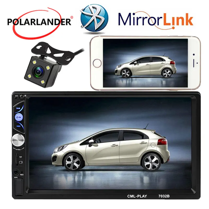 Автомагнитола 2DIN с HD USB/AUX/FM/SD Bluetooth стерео MP5 плеер Android зеркалирование зеркальное