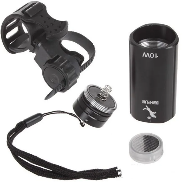 Mini LED Front Bicycle Light 10W 500Lm CREE Bike Lamp &amp Handheld Flashlight Torch Flash with 3 Mode | Спорт и развлечения