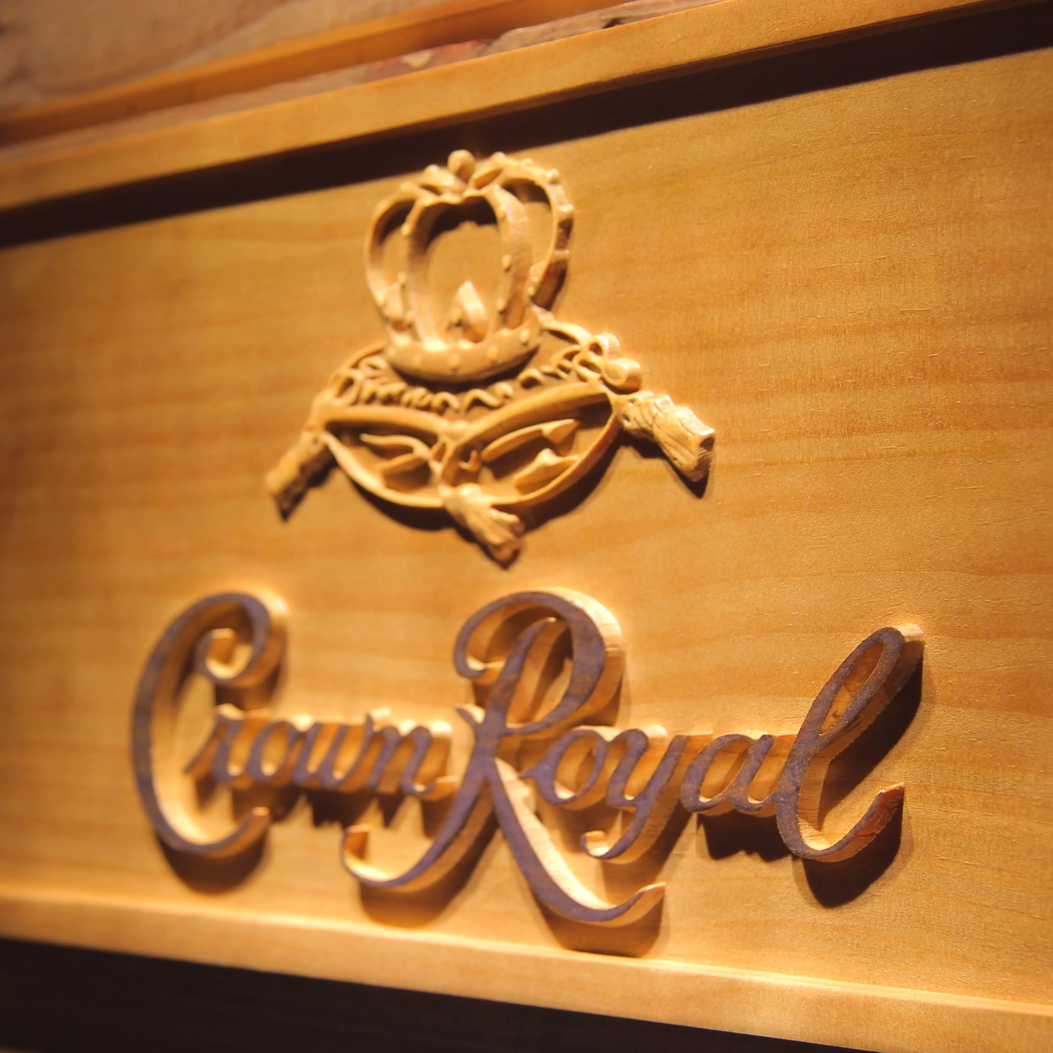 Фото Деревянные 3d-знаки Crown Royal Beer №5