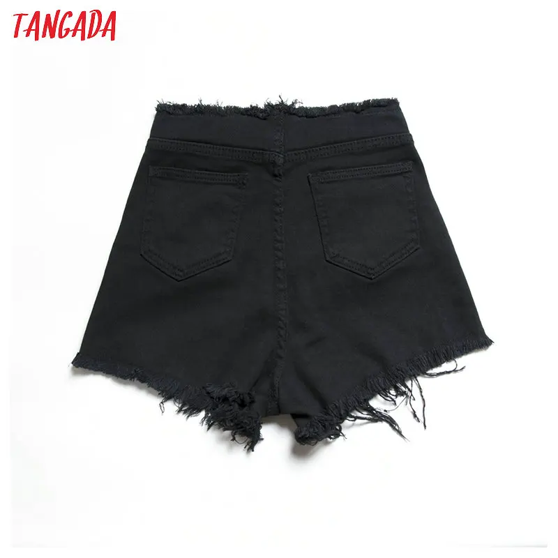 Джинсовые шорты Tangada женские с завышенной талией Стильные повседневные уличные